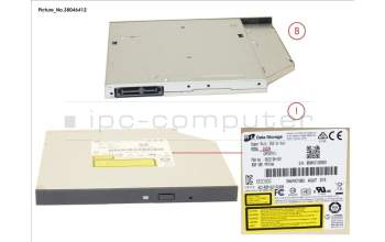 Fujitsu S26361-F3927-E110 DVD SUPERMULTI ULTRA SLIM TRAY 9.5MM