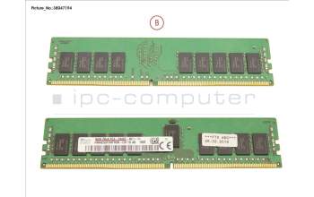 Fujitsu S26361-F3934-E513 16GB (1X16GB) 2RX8 DDR4-2400 R ECC
