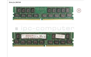 Fujitsu S26361-F3934-E612 16GB (1X16GB) 2RX4 DDR4-2400 R ECC