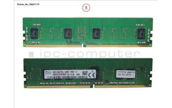 Fujitsu 4GB (1X4GB) 1RX8 DDR4-2400 R ECC für Fujitsu Primergy RX2510 M2
