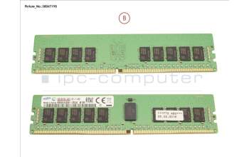 Fujitsu S26361-F3934-L514 8GB (1X8GB) 2RX8 DDR4-2400 R ECC