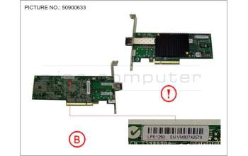 Fujitsu FC CTRL 8GBIT/S LPE1250 MMF LC FH für Fujitsu Primergy RX4770 M3