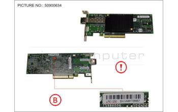 Fujitsu FC CTRL 8GBIT/S LPE1250 MMF LC LP für Fujitsu Primergy CX2550 M2