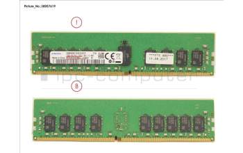 Fujitsu S26361-F4026-E216 16GB (1X16GB) 1RX4 DDR4-2666 R ECC