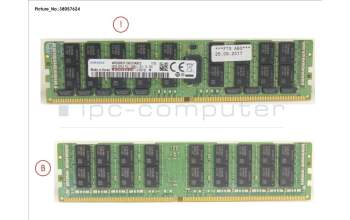 Fujitsu S26361-F4026-E464 64GB (1X64GB) 4RX4 DDR4-2666 LR ECC