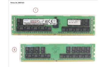 Fujitsu S26361-F4026-L364 64GB (1X64GB) 4RX4 DDR4-2666 3DS ECC
