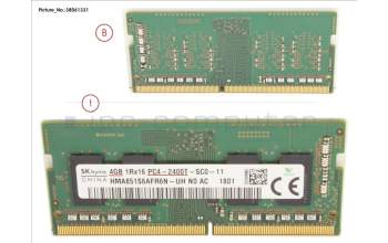 Fujitsu S26361-F4080-E3 4GB DDR4-2400