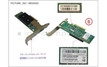 Fujitsu IB HCA 40GB 1 PORT QDR ENHANCED für Fujitsu Primergy RX300 S8