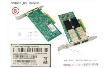 Fujitsu IB HCA 40GB 2 PORT QDR ENHANCED für Fujitsu Primergy CX2550 M2