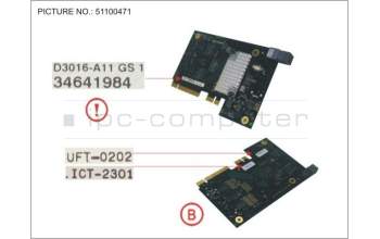 Fujitsu PY SAS RAID MEZZ CARD 6GB für Fujitsu Primergy BX2580 M2