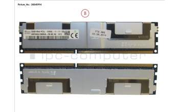 Fujitsu 32GB (1X32GB) 4RX4 L DDR3-1600 LR ECC für Fujitsu Primergy RX4770 M1