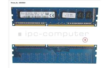 Fujitsu S26361-F5312-L514 4GB (1X4GB) 1RX8 L DDR3-1600 U ECC