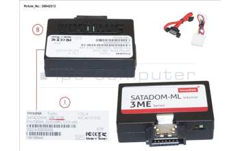 Fujitsu SSD SATA 6G 32GB DOM N H-P für Fujitsu Primergy RX2540 M1