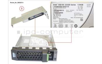 Fujitsu SSD SATA 6G 120GB READ-INTEN 3.5\' H-P EP für Fujitsu Primergy RX2530 M2