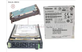 Fujitsu HD SAS 6G 450GB 15K HOT PL 2.5\' EP für Fujitsu Primergy CX2550 M2