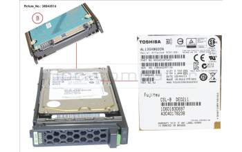 Fujitsu HD SAS 6G 600GB 15K HOT PL 2.5\' EP für Fujitsu Primergy CX2550 M2