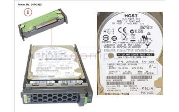 Fujitsu S26361-F5543-L118 HD SAS 12G 1.8TB 10K 512E HOT PL 2.5\' EP