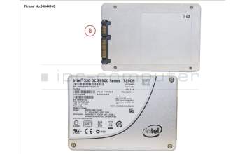 Fujitsu S26361-F5556-L120 SSD SATA 6G 120GB READINTENS 2.5\' N H-P