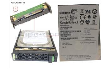 Fujitsu HD SAS 6G 1TB 7.2K HOT PL 2.5\' BC für Fujitsu Primergy RX2560 M1