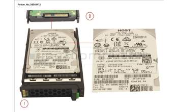 Fujitsu HD SAS 12G 1.2TB 10K 512N SED H-PL 2.5\' für Fujitsu Primergy RX1330 M3
