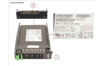 Fujitsu SSD SATA 6G 120GB MIXED-USE 2.5\' H-P EP für Fujitsu Primergy TX2540 M1