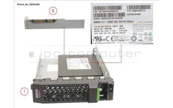 Fujitsu SSD SATA 6G 120GB MIXED-USE 3.5\' H-P EP für Fujitsu Primergy RX2540 M1