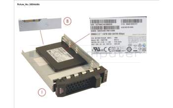 Fujitsu SSD SATA 6G 1.92TB MIXED-USE 3.5\' H-P EP für Fujitsu Primergy RX2520 M1