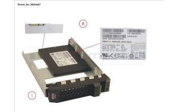 Fujitsu SSD SATA 6G 240GB MIXED-USE 3.5\' H-P EP für Fujitsu Primergy RX1330 M3