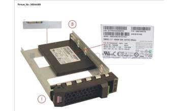 Fujitsu SSD SATA 6G 480GB MIXED-USE 3.5\' H-P EP für Fujitsu Primergy RX2520 M1