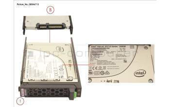 Fujitsu SSD SATA 6G 200GB WRITE-INT. 2.5\' H-P EP für Fujitsu Primergy RX2540 M2