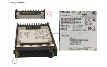Fujitsu S26361-F5608-L160 SSD SAS 12G 1.6TB WRITE-INT. 2.5\' H-P EP