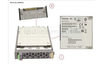 Fujitsu S26361-F5614-L192 SSD SAS 12G 1.92TB MIXED-USE 2.5\' H-P EP