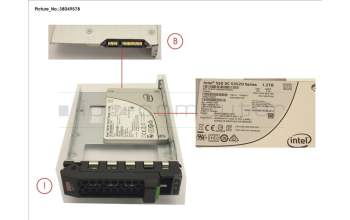 Fujitsu SSD SATA 6G 1.2TB READ-INT. 3.5\' H-P EP für Fujitsu Primergy RX1330 M3