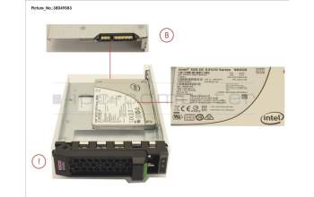 Fujitsu SSD SATA 6G 960GB READ-INT. 3.5\' H-P EP für Fujitsu Primergy RX2520 M1