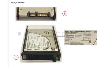 Fujitsu SSD SATA 6G 800GB READ-INT. 2.5\' H-P EP für Fujitsu Primergy CX2550 M2