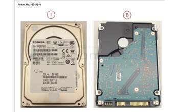 Fujitsu HD SAS 12G 300GB 10K NO HOT PL 2.5\' EP für Fujitsu Primergy RX2560 M2
