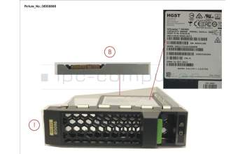 Fujitsu SSD SAS 12G 960GB READ-INT. 3.5\' H-P EP für Fujitsu Primergy RX2540 M2