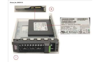 Fujitsu SSD SATA 6G 480GB MIXED-USE 3.5\' H-P EP für Fujitsu Primergy RX2530 M5