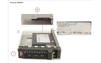 Fujitsu SSD SATA 6G 960GB READ-INT. 3.5\' H-P EP für Fujitsu Primergy RX2520 M1