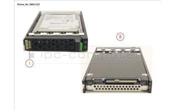 Fujitsu SSD SAS 12G 400GB WRITE-INT. 2.5\' H-P EP für Fujitsu Primergy RX4770 M3