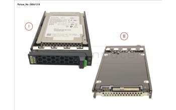Fujitsu SSD SAS SED 12G 400GB WRITE-INT 2.5\' H-P für Fujitsu Primergy CX2550 M2