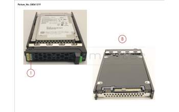 Fujitsu SSD SAS SED 12G 800GB WRITE-INT 2.5\' H-P für Fujitsu Primergy CX2550 M2