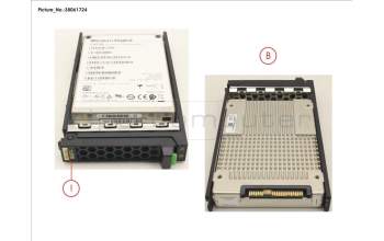 Fujitsu SSD SAS 12G 1.92TB READ-INT. 2.5\' H-P EP für Fujitsu Primergy RX2530 M4