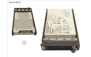 Fujitsu SSD PCIE3 1.6TB MIXED-USE 2.5\" H-P EP für Fujitsu Primergy RX2540 M4