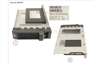 Fujitsu S26361-F5801-L192 SSD SATA 6G RI 1920GB IN LFF SLIM