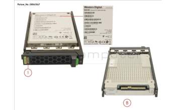 Fujitsu SSD SAS 12G 960GB RI 2.5\" HOT PL EP für Fujitsu Primergy CX2550 M2
