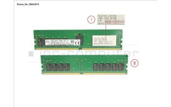 Fujitsu S26361-F5814-L117 DDR4 3200 RDIMM 2RX8 16GB
