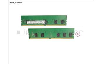 Fujitsu S26361-F5828-E108 8GB (1X8GB) 1RX8 DDR4-3200 R ECC
