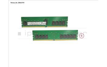 Fujitsu S26361-F5828-E116 16GB (1X16GB) 2RX8 DDR4-3200 R ECC