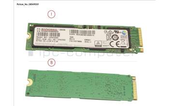 Fujitsu S26391-F2225-E256 SSD PCIE M.2 2280 256GB